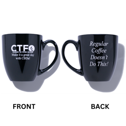 16oz Black and White CTFO Coffee Mug -